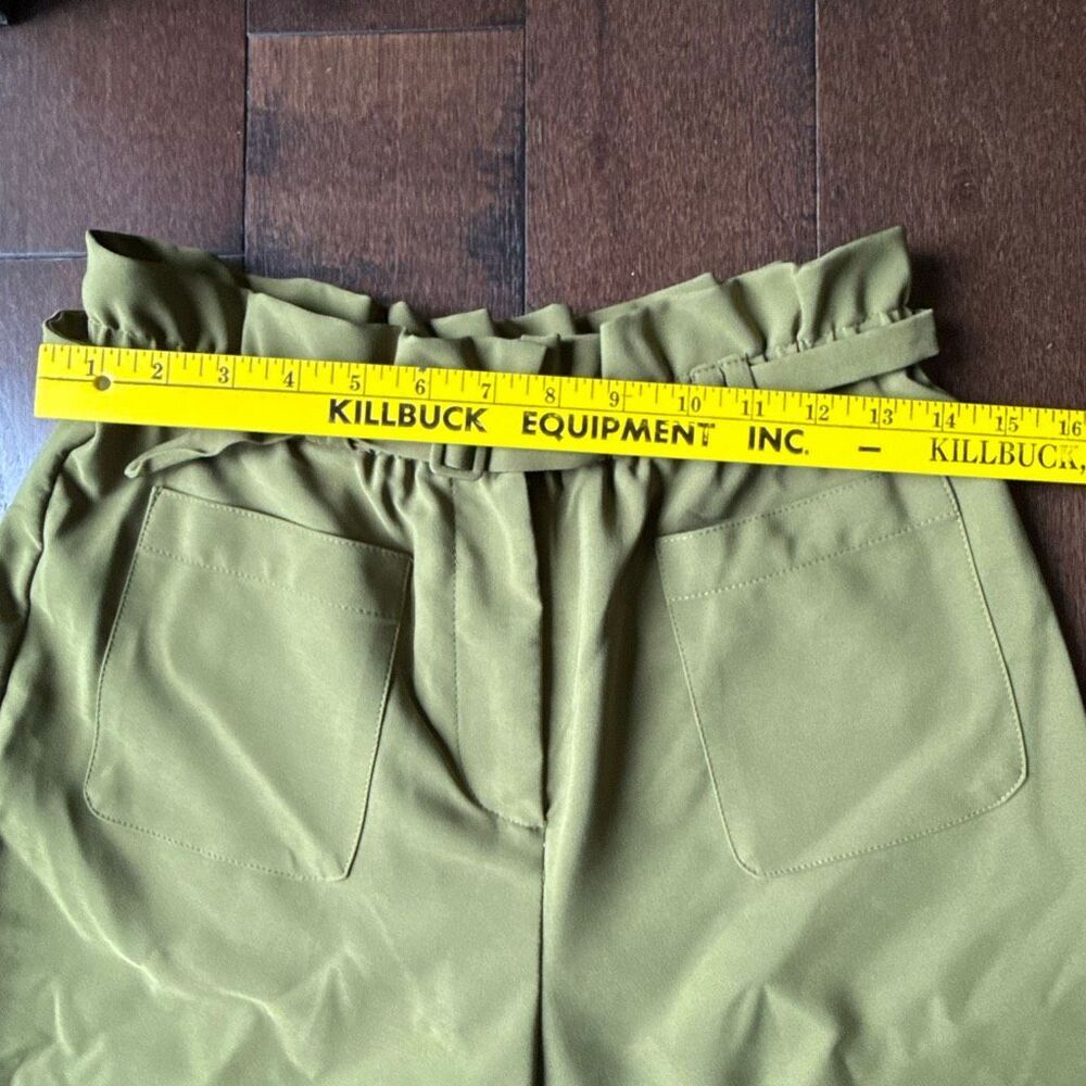 New York and co high waist wide leg paper bag dress pants size medium women’s gr - Picture 4 of 10